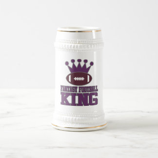 Fantasie-Fußball-König Bierglas