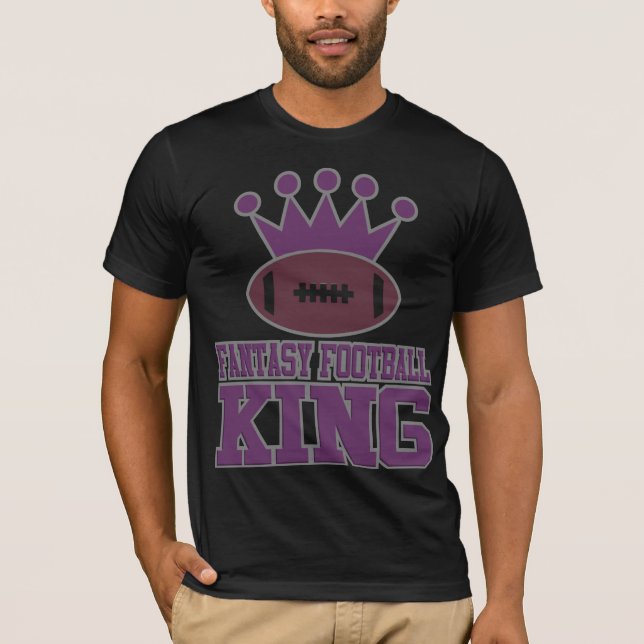 Fantasie-Fußball-König T-Shirt (Vorderseite)