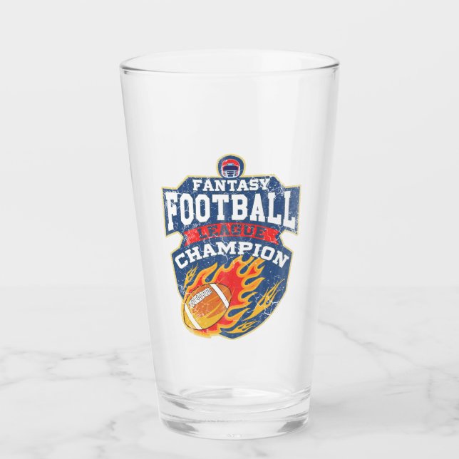 Fantasie-Fußball-Liga-Meister Glas (Vorderseite)