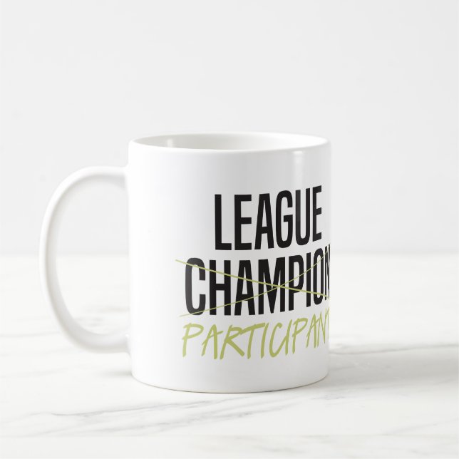 Fantasie-Fußball-Liga-Teilnehmer Kaffeetasse (Links)