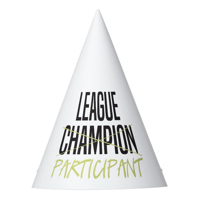 Fantasie-Fußball-Liga-Teilnehmer Partyhütchen (Vorderseite)