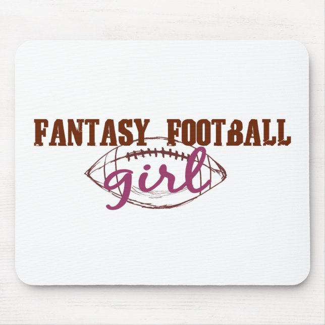 Fantasie-Fußball-Mädchen Mousepad (Vorne)