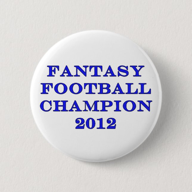 Fantasie-Fußball-Meister 2012 Button (Vorderseite)