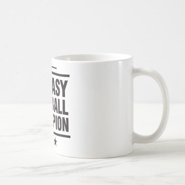 Fantasie-Fußball-Meister! Kaffeetasse (Rechts)