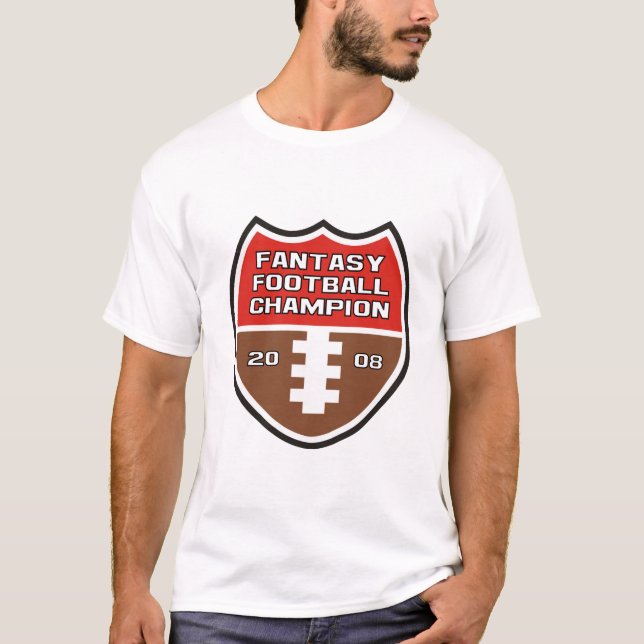 Fantasie-Fußball-Meister T-Shirt (Vorderseite)