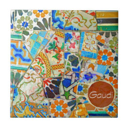 Fantasie. Gaudi. Bild 2 Fliese