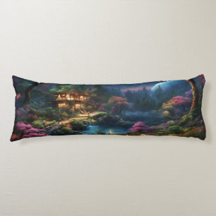 Fantasie-Haus und Garten Seitenschläferkissen