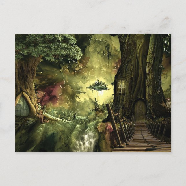 Fantasie im Amazonas Postkarte (Vorderseite)