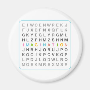 Fantasie im Puzzle Magnet