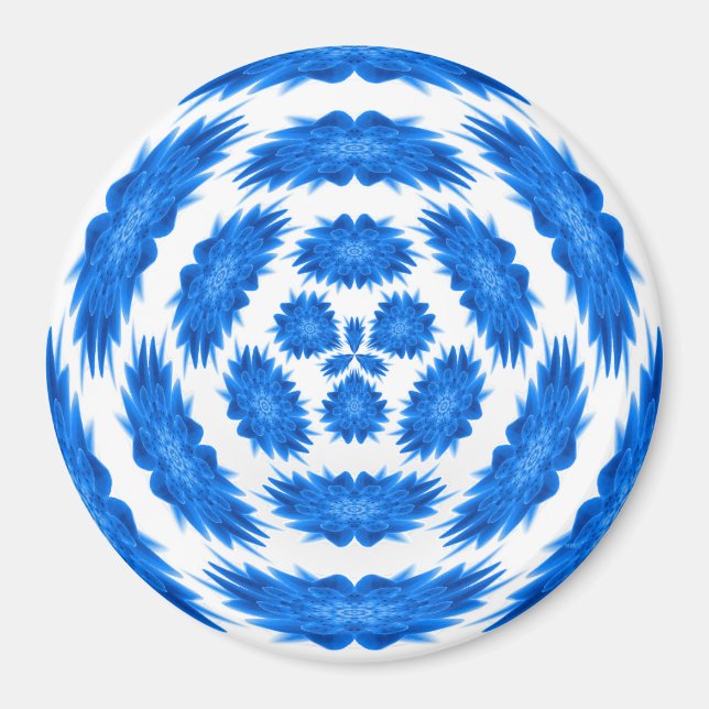 Fantasie in Blau... Magnet (Vorne)