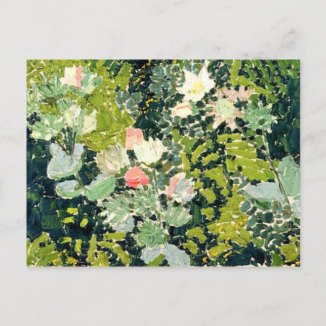 Fantasie in Grün Postkarte (Vorderseite)