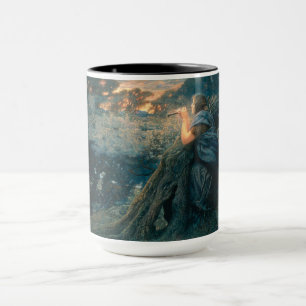 Fantasie in Twilight (von Edward Robert Hughes) Tasse