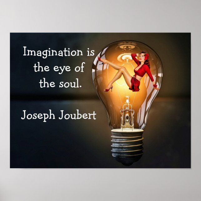 Fantasie ist das Soul Poster (Vorne)