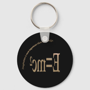 Fantasie ist wichtiger als KnowledKeychain Schlüsselanhänger