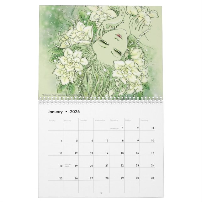 Fantasie-Kalender Kalender (Jan 2026)