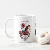 Fantasie Karussellpferd Bild