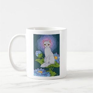 Fantasie-Katzen-Oracle-Bestätigung - Mindfulness Kaffeetasse