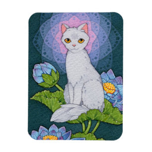 Fantasie-Katzen-Oracle-Bestätigung - Mindfulness Magnet