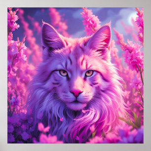 Fantasie Katzenposter   Wohnen & Geschenke Poster