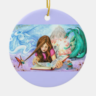 Fantasie Keramik Ornament