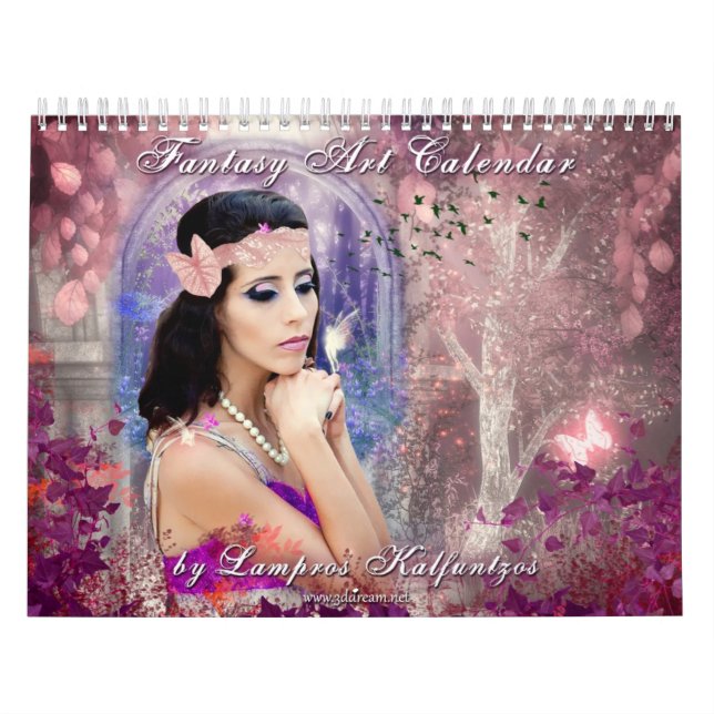 Fantasie-Kunst-Kalender Kalender (Titelbild)