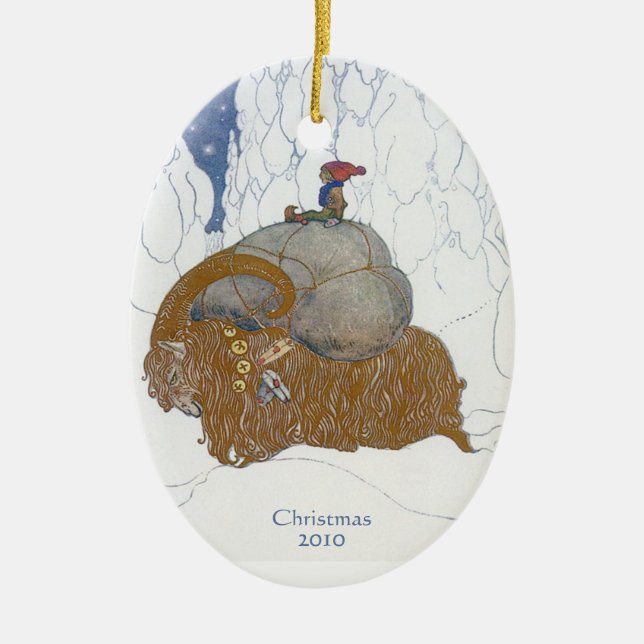 Fantasie-Kunst-schwedische Keramik Ornament (Vorne)