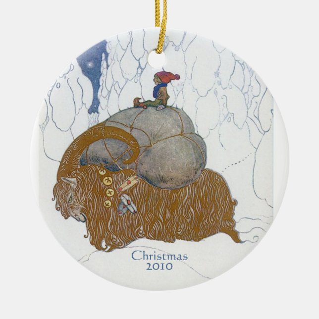 Fantasie-Kunst-schwedische Keramik Ornament (Vorne)