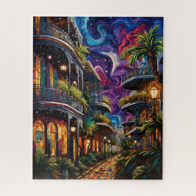 Fantasie Mardi Gras Farben  (Vertikal)