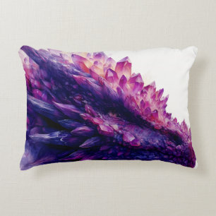 Fantasie Mystical Amethyst Crystal Dragon Beast Dekokissen