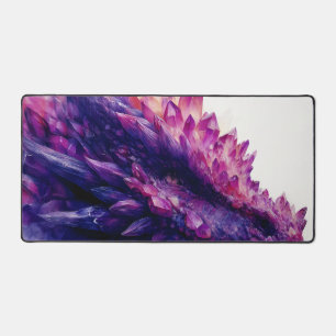 Fantasie Mystical Amethyst Crystal Dragon Beast Schreibtischunterlage