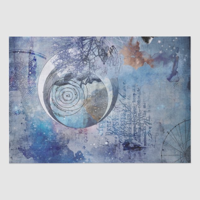 Fantasie Mystische Astrologie Seidenpapier (Vorderseite)