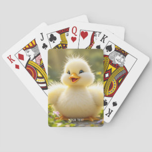 Fantasie Niedlich lachen Fluffy Duck Spielkarten