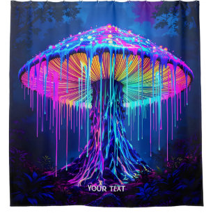 Fantasie Niedlich Mushroom Surreal Forest Duschvorhang