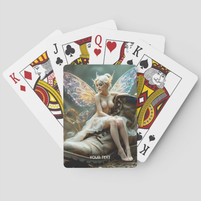 Fantasie Niedlich Old Big Boot Spielkarten (Rückseite)
