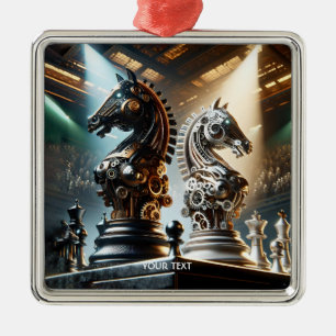 Fantasie Niedlich Schach Rituale Stücke Ornament Aus Metall