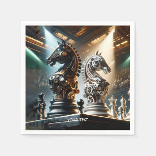 Fantasie Niedlich Schach Rituale Stücke Serviette