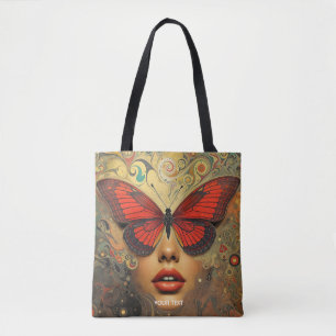 Fantasie Niedliche Abstrakte Schmetterlinge Augen Tasche