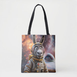 Fantasie Niedlicher Donkey Astronautenraum Tasche