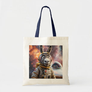 Fantasie Niedlicher Donkey Astronautenraum Tragetasche