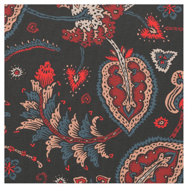 Fantasie Paisley Stoff (Nahaufnahme)