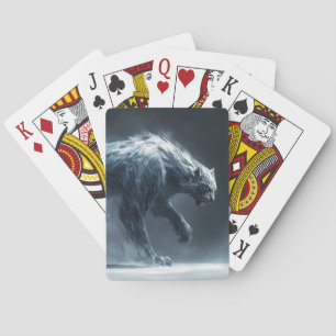 Fantasie-Panther-Monster Spielkarten