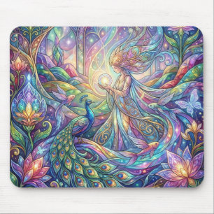 Fantasie-Pfau-Gel-Mauspad Mousepad