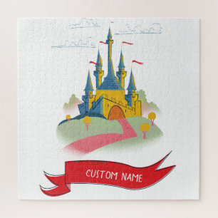 Fantasie-Schloss mit individuellem Text