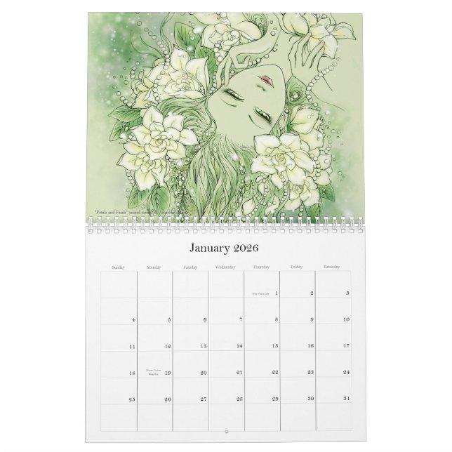 Fantasie-Wandkalender Kalender (Jan 2026)