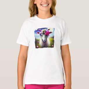 Fantasie-Wildziegen-T-Shirt T-Shirt