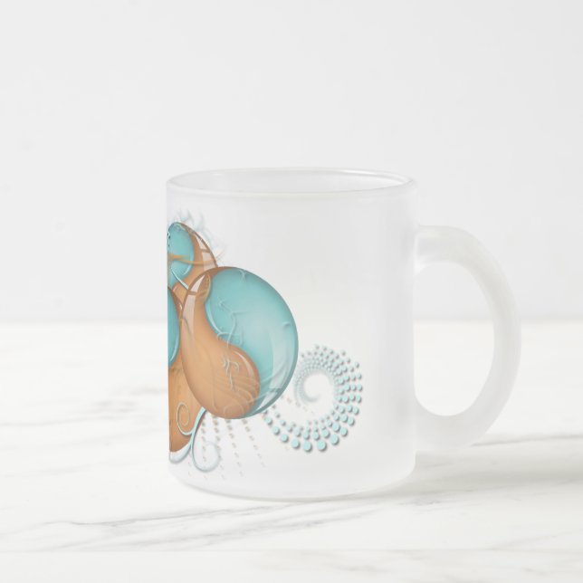 Fantasie Yin Yang 2 Mattglastasse (Rechts)