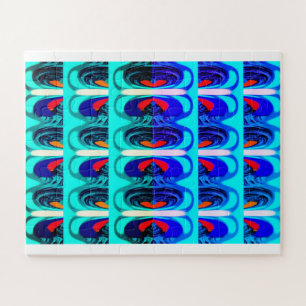 Fantasie-Zeit-Schichten abstrakte Kunst