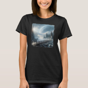 Fantasiebild eines riesigen Mondes in einer miessi T-Shirt