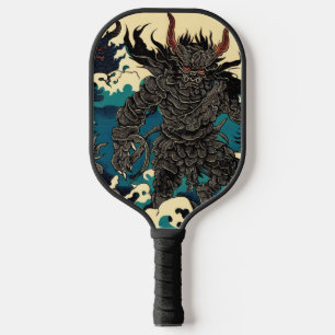 Fantasiedemo - japanischer Holzschnitt-Stil 1 Pickleball Schläger