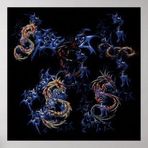 Fantasiedrachen Poster